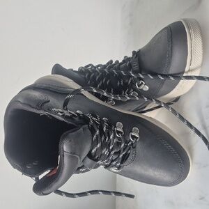 Stylish Black Women's  High-Top Boots
